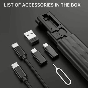 สายชาร์จเร็ว Type-C สำหรับ OEM สายดาต้า Micro USB แบบแบนสำหรับโทรศัพท์สายชาร์จเร็ว Type-C สำหรับ iPhone 15/16 Pro Max - Product Image 2