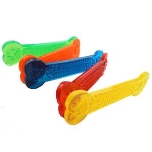 Toptan stok eko dostu pet dayanıklı PVC kauçuk çiğnemek köpek kemik oyuncak - Product Image 4