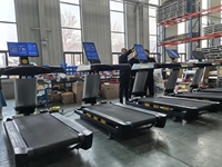 Caminadora Eléctrica Comercial con Pantalla Táctil LCD, Equipo de Gimnasio Motorizado