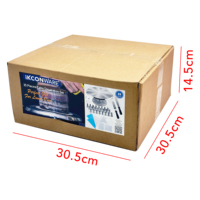 Kit de 35 Pièces Complet d'Ustensiles de Pâtisserie pour la Décoration de Gâteaux, Cupcakes et Pâtisseries – Kit de Décoration de Gâteaux Polyvalent