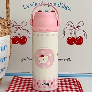 Cartoon Straight Drink <b>Cup</b> Stainless Steel 316 Vacuum Insulated Travel Thermos With <b>Tea</b> Strainer <b>Large</b> Capacity - Product Image 4