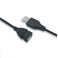 Cable de extensión USB 2,0, 0,6 m/1m/1,5 m, línea de transmisión de datos con cable, pantalla de alta velocidad, cable de extensión de datos para proyector