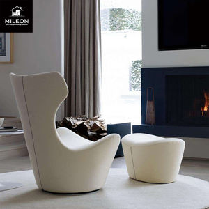 Nordique simple canapé chaise cuir <span class=keywords><strong>tissu</strong></span> métal moderne hôtel modèle chambre concepteur forme loisirs Phoenix papillon <span class=keywords><strong>fauteuil</strong></span> - Product Image 5