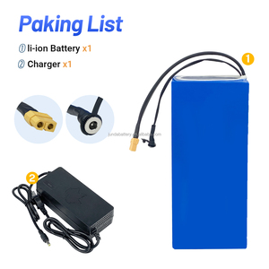 Chargeur de batterie personnalisé UE avec BMS 36V 48V 52V pour batterie lithium de vélo électrique, tricycle, moto, porte-bagages arrière - Product Image 5