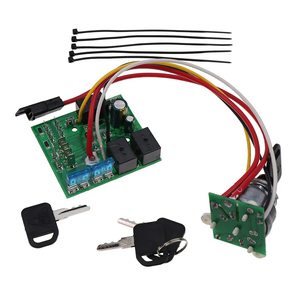 One Button Start Ignition <b>Switch</b> For John Deere 345 325 335 Wired <b>Plug</b> In Keyless Entry System AM124137 - Product Image 2