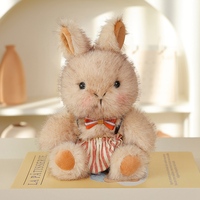 Peluche Lapin Dessin Animé Rayé Rétro 2026 – Jouet Géant Super Doux en Coton PP, Idéal Cadeau d'Anniversaire et Inspiré de Pâques