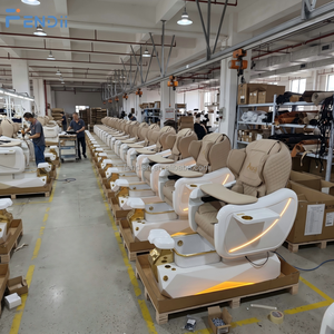 Poltrona Professionale Confortevole per Pedicure di Lusso con Funzione Massaggio e <span class=keywords><strong>Vasca</strong></span> <span class=keywords><strong>in</strong></span> <span class=keywords><strong>Vetro</strong></span> per Spa - Product Image 2