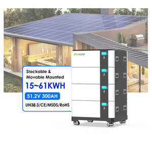 Batterie au lithium solaire LFP51300 en stock UE pour stockage d'énergie domestique 51.2V 15Kwh 30Kwh 45Kwh 60Kwh – Système de stockage d'énergie domestique - Product Image 2