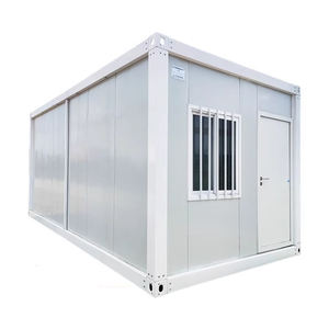 Casa contenedora prefabricada de paquete plano de alta calidad, Aplicación portátil para oficina y centro comercial, casa pequeña desmontable - Product Image 6