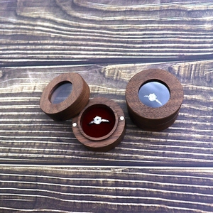 Boîte d'emballage pour bijoux en bois de haute qualité, petite et compacte, avec fenêtres transparentes, vente en gros de boîtes en bois - Product Image 4