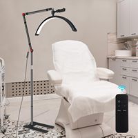 Lampe de beauté LED demi-lune en forme de U de 24 pouces pour salon, nail art, tatouage des sourcils et travaux de tatouage