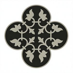 Carreaux de ciment encaustique - Carreaux d'accentuation pour intérieur de villa moderne 150x150mm CTS 2.4 - Product Image 1