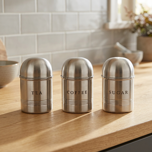 New Best Price Eco-Friendly Stainless Steel Dome Lid Stackable Food Storage Canisters Freshness Preservation Home Organization - Product Image 2