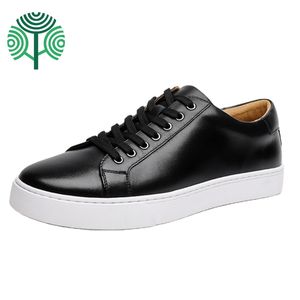 Zapatos Casuales de Skateboard para Hombre, de Cuero Genuino, Antideslizantes, Ligeros, para Caminar, Primavera, OEM, Venta al Por Mayor del Fabricante - Product Image 1