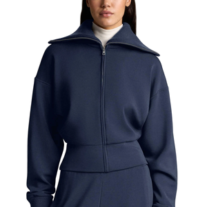 <span class=keywords><strong>Sudaderas</strong></span> con Capucha y Cremallera para <span class=keywords><strong>Mujer</strong></span>, Personalizadas, al por Mayor, con Estampado Puff, <span class=keywords><strong>de</strong></span> Felpa, Antiarrugas - Product Image 1