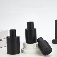 Flacon de parfum en verre noir givré 30ml 50ml 100ml
