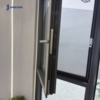 Büyük Modern Alüminyum Alaşımlı Sürme Kanatlı Pencere Ses Geçirmez Katlanır Paslanmaz Çelik Sineklik Enerji Verimliliği Sertifikalı