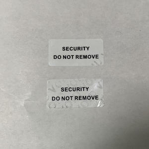 Étiquette autocollante de sécurité anti-effraction personnalisée avec impression sur mesure, rouleau d'étiquettes holographiques de garantie, étiquette de garantie nulle - Product Image 4