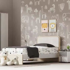 เตียงแฝดไม้ขนาด1.2ม. พร้อมลิ้นชักเก็บของเฟอร์นิเจอร์ห้องนอนสำหรับใช้ในบ้านสำหรับเด็กเด็กผู้ชายเด็กผู้หญิง - Product Image 1