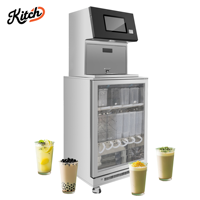 Machine à thé à bulles électrique entièrement automatique Machine à boissons intelligente 110V-220V Machine à thé Boba pour magasin de thé au lait