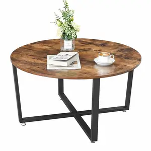 חם למכור עץ עגול פינת שולחן תה שולחן קפה לסלון צד ספה