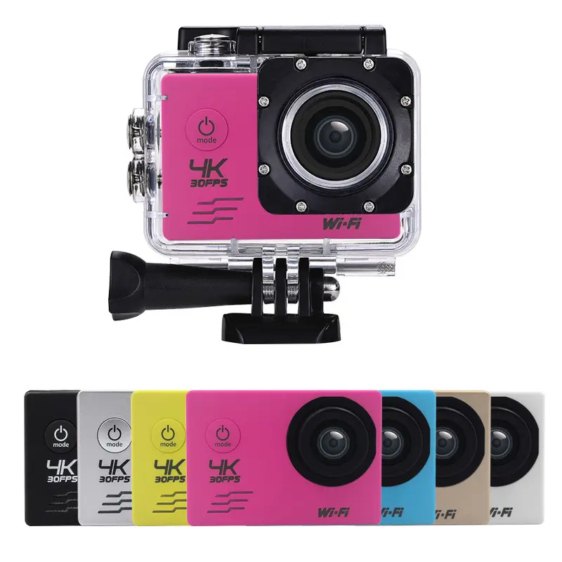 Hot Sell Waterproof HD 4K Camera Photo Video Wifi Camera Action Sports Camera With Memory Card