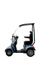 Scooter électrique chinois modèle Pika-Roof, cyclomoteur, tricycle, moto à 4 roues, 1000W, 60V20AH, 25KM/H, pour adultes, grande capacité