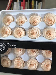 P-2 белые консервированные розы в коробке 4-5 см Декор цветочные композиции DIY консервированные цветы домашний декор свадебный душ цветы - Product Image 5