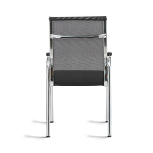 Fauteuil de Bureau en Filet de <span class=keywords><strong>Haute</strong></span> Qualité pour Mobilier Commercial <span class=keywords><strong>avec</strong></span> <span class=keywords><strong>Dossier</strong></span> en Nylon et Structure Robuste à Quatre Pieds Finition Chromée - Product Image 6