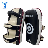 Protège-tibias de boxe thaïlandaise en polyuréthane épaissi, cible de frappe pour adultes, équipement de protection sportif Sanda