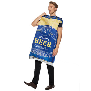 Chaud adulte parodie Oktoberfest tenue Halloween drôle fête Festival une pièce vêtements humoristique scène bière bouteille Cosplay Costumes - Product Image 2