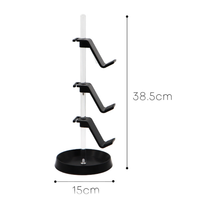 Support universel pour console de jeu, support de rangement de bureau pour Xbox/Switch Pro/PS4/PS5, support pour casque et manette