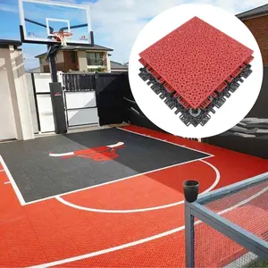 Satılık ucuz Pickleball spor modüler geçmeli yer karoları Mat dış mekan basketbol sahası döşemesi