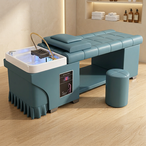 Lettino di Lusso per Terapia alla Testa, Poltrona Shampoo Reclinabile, Tavolo per Massaggi Facciali per Spa, Salone, Barbiere, Soggiorno, Bagno - Product Image 5