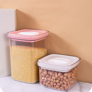 Thực Phẩm Kín Jar Nhà Bếp Trong Suốt Thực Phẩm Lưu Trữ <span class=keywords><strong>Container</strong></span> Tươi Giữ Hộp Lưu Trữ - Product Image 4