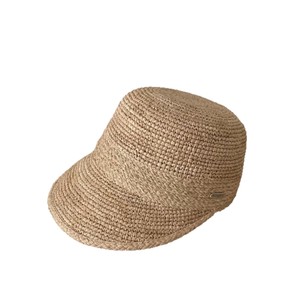 Cappello Equestre Estivo in Rafia Naturale Intrecciata, Cappello di Paglia Primavera/Estate per Gite e Vacanze, Protezione Solare Minimalista - Product Image 1