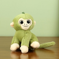Porte-clés en peluche singe mignon et mini, sensation douce au toucher, breloques pour sacs à main, cadeau pour les amoureux des singes