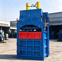 Presse à balles verticale hydraulique pour cartons, boîtes en carton, papier, bouteilles PET, films plastiques pour station de recyclage