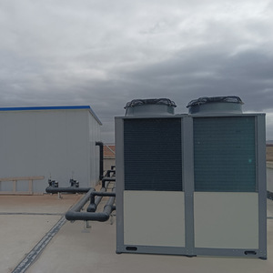 Système de pompe à chaleur air-eau pour eau chaude à 65 degrés pour l'industrie des semi-conducteurs, R-410A, 380 V, métal, économie d'énergie - Product Image 2