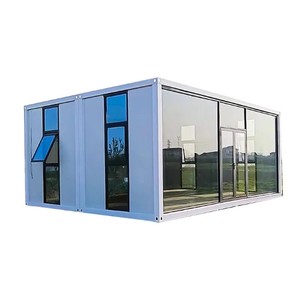 40ft Australia Garden Office Flat Pack Casas prefabricadas Australia <span class=keywords><strong>Precio</strong></span> del contenedor con panel sándwich hecho en Polonia Material de acero - Product Image 1