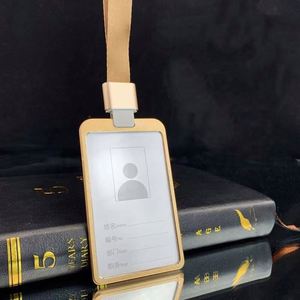 Custom Aluminum Alloy <b>ID</b> Credit Name Card Badge <b>Holder</b> Cover Metal Zinc Alloy Business Card <b>Holder</b> for Company - Product Image 5