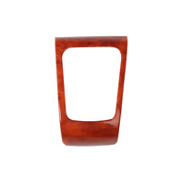 05-13 penggerak tangan kiri serat karbon, Aksesori Interior pintu cat hitam terang Panel saklar pengangkat singa laut Hiace