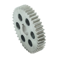 Engrenage droit en métallurgie des poudres, grand engrenage de transmission métallique, engrenage de boîte de vitesses CNC pour extracteur de jus, pièces de rechange pour appareils de cuisine et milkshake