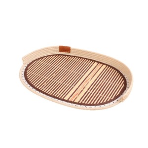 Pet <b>Mat</b> Oval Cotton Fill Four Seasons Dog Bed <b>Mat</b> Beige Khaki Yellow Blue Green Hand Washable - Product Image 4