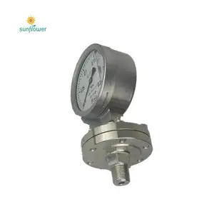 Manomètre de pression liquide 0-10kg/cm2 0-140psi, coque en acier inoxydable anti-Vibration, cadran PT 1/4 ", interrupteur 60mm