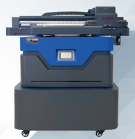 Impresora UV Plana de Marca Senior Tipo Azul 6090, Ideal para Aplicaciones de Creación de Logotipos 3D de Silicona y Bordados