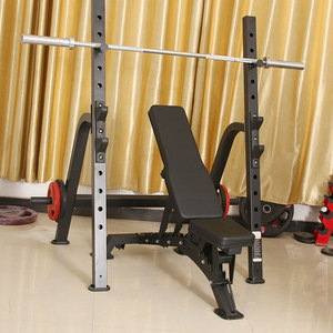 <span class=keywords><strong>Banc</strong></span> <span class=keywords><strong>de</strong></span> <span class=keywords><strong>musculation</strong></span> YIHONG noir multifonctionnel réglable et durable pour usage commercial avec une charge maximale <span class=keywords><strong>de</strong></span> 400 kg pour les exercices avec haltères - Product Image 3
