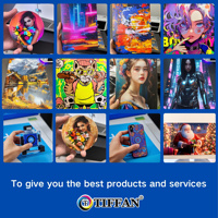 Kecepatan tinggi Upgrade Kit Flatbed Uv Printer I3200 Uv Flatbed L805 A4 Foil Printer dengan pernis kayu akrilik dan produk aluminium