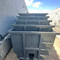 Benne à ordures pour l'élimination des déchets industriels à usage intensif