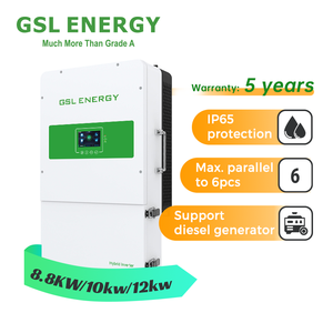 Invertisseurs solaires hybrides GSL ENERGY 12 kW triphasés 48 V à onde sinusoïdale pure hors réseau pour système solaire - Product Image 1
